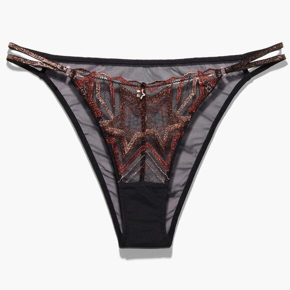 Savage X Fenty Women's SHINING STAR LACE STRING BIKINI 1X NWT - Picture 1 of 8